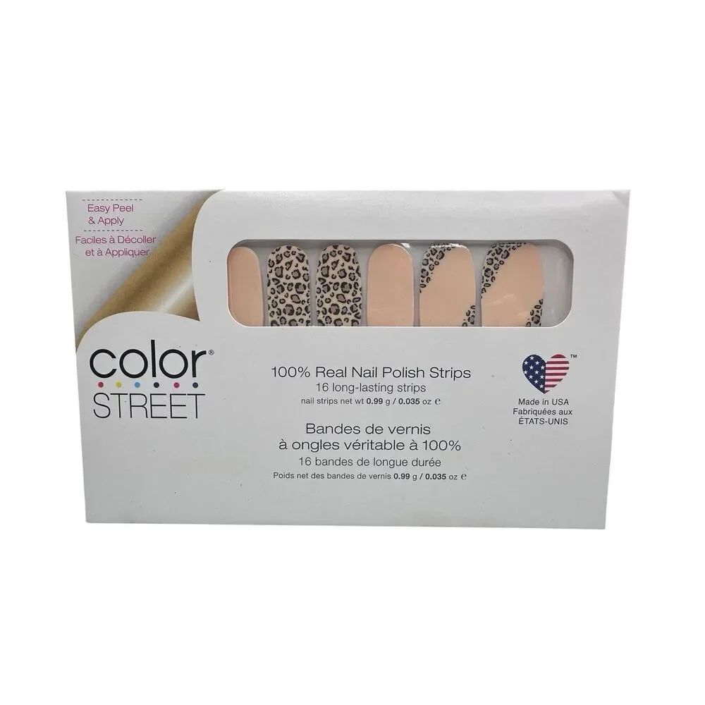 New Sealed Color Street Nail Polish Strips 16 Count Trend Spotted USA